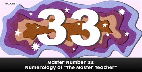 Master Number 33: Numerology of "The Master Teacher" and Meaning