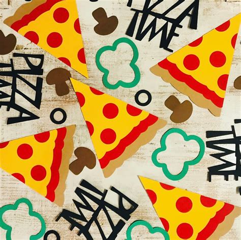 Pizza Party Decorations-pizza Party-pizza Confetti-pizza | Etsy