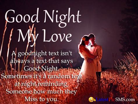 Good Night Love Messages with Photos | Latest Picture SMS