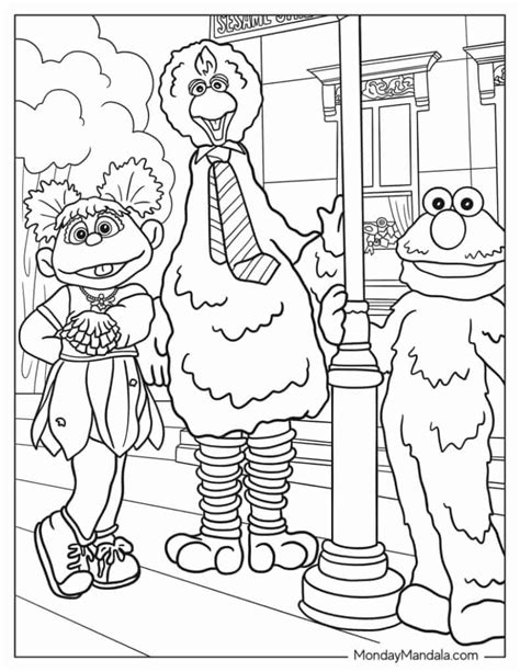 Free Sesame Street Coloring Pages