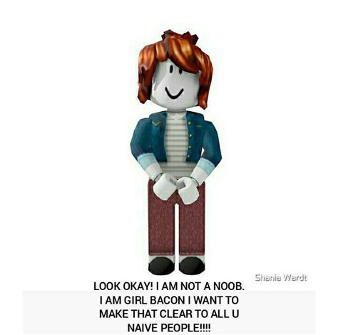 Pin on bacon roblox