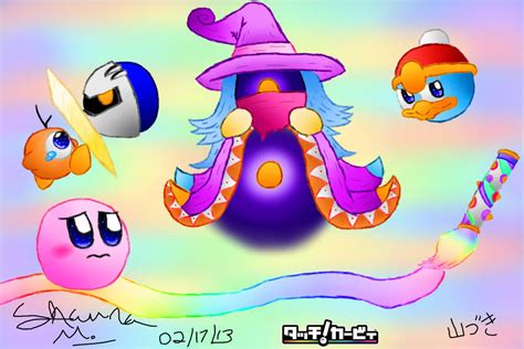 Kirby Canvas Curse- Battle With Drawcia by Galaxia34 on DeviantArt