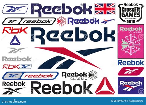 Reebok Logo - Vector Illustration Editorial Stock Image - Illustration of logo, lifestyle: 251599979