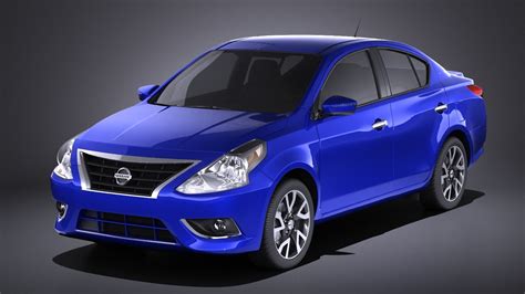 Sedan nissan 2017 model - TurboSquid 1195940