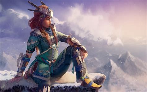 Horizon Zero Dawn Aloy Artwork Wallpaper, HD Games 4K Wallpapers ...