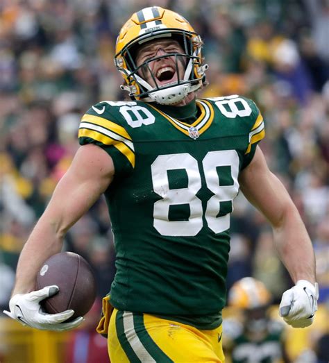 Packers TE Luke Musgrave’s on Record Pace; Not That He Cares - Sports Illustrated Green Bay ...