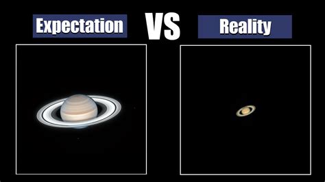 Planets through a telescope. Expectation and Reality - YouTube