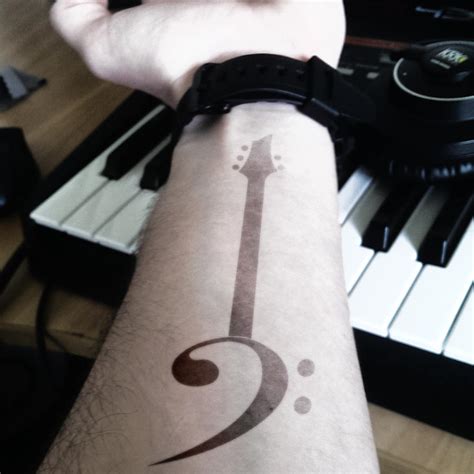 Bass Clef Guitar Tattoo (Concept) by Lord-Psymon on DeviantArt