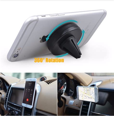 Silicon Air Vent Clip Soportes Para Porta Celular Cellphone Accessories Mount Mobile Stand ...