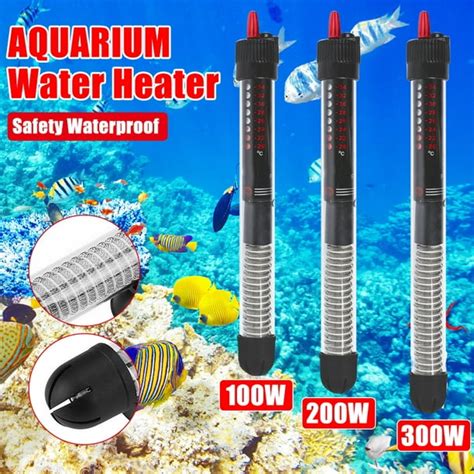 Aquarium Heater 200W Submersible Fish Tank Heater, 20-100 Gallon Fish ...