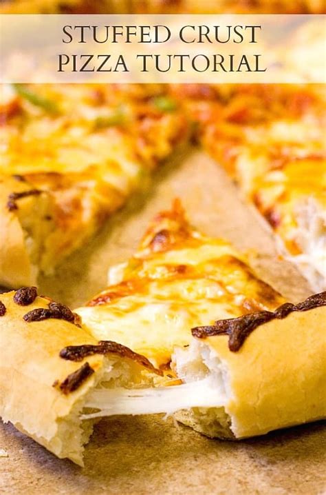 Stuffed Crust Pizza - Crunchy Creamy Sweet