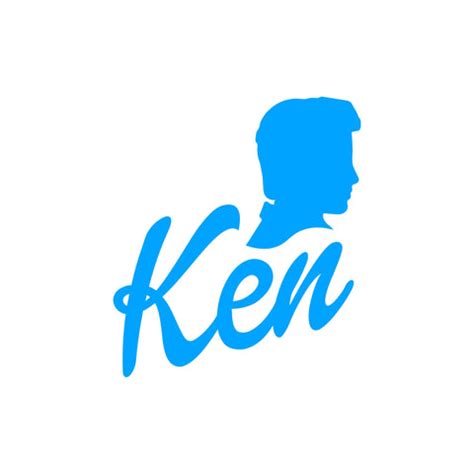 Ken svg clipart logo, vector – svgcosmos