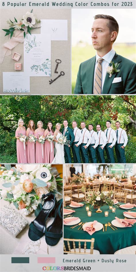 8 Popular Emerald Green Wedding Color Combos for 2023 - ColorsBridesmaid