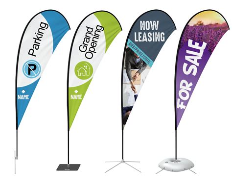 Custom Teardrop Flag Banners & Printing Online USA -|Signleader