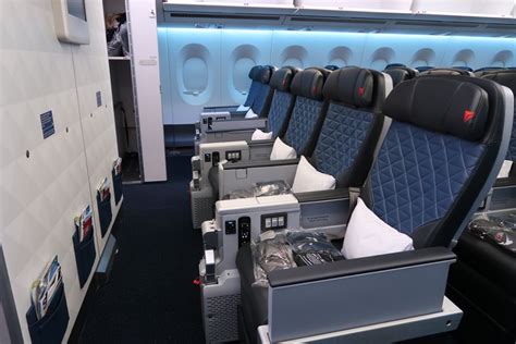 Delta Air Lines Airbus A350-900 Premium Select Cabin Seats 2-4-2 Layout photos