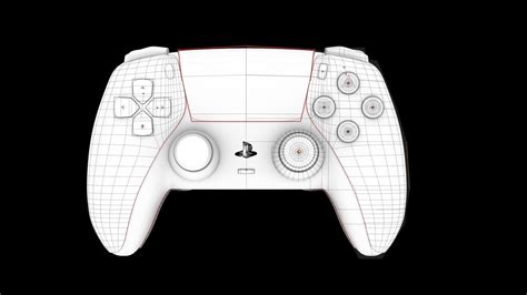 ps5 controller Dualsense 3D model | CGTrader