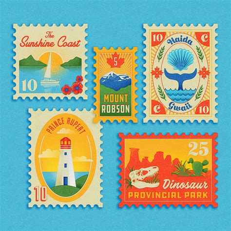 40 Creative Postage Stamps for Your Inspiration - Dragon Digital