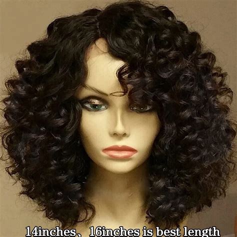 Curly Lace Front Wigs Baby Hair Glueless Full Lace Wigs Human Hair With Babyhair Human Hair ...