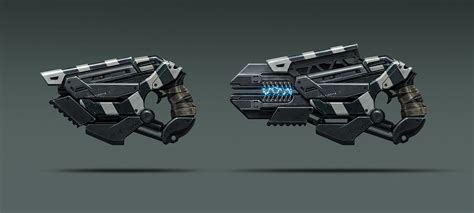 ArtStation - Sci-Fi Weapon Concepts - Game Art