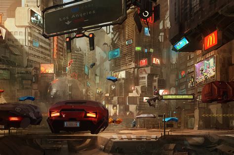 Cyberpunk 2077 Night City Concept Art