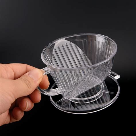 New Coffee Filter Cup Drip Coffee Filter Bowls Coffee Tea Tools Pour Over Follicular Filters PP ...