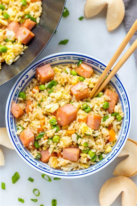 Takeout Spam Fried Rice - The Stay At Home Chef