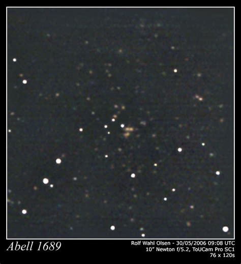 Galaxy cluster Abell 1689