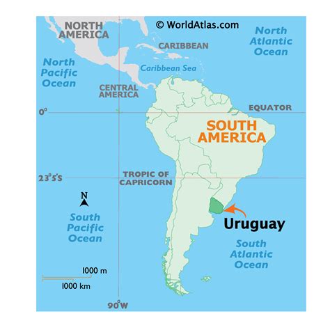 Uruguay Map / Geography of Uruguay / Map of Uruguay - Worldatlas.com