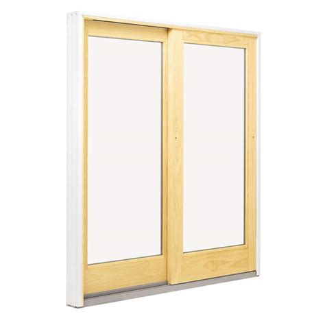 Andersen 72 in. x 80 in. 400 Series Frenchwood Left-Hand Sliding Patio Door-FWG6068 L WHT KIT ...