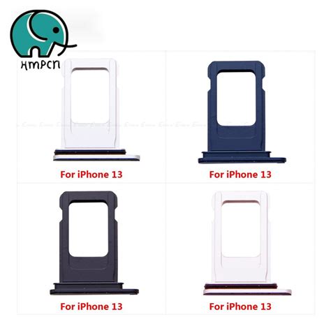 Sim Card Tray Socket Slot Reader Adapter For iPhone 13 mini 13 Micro SD Card Holder Connector ...