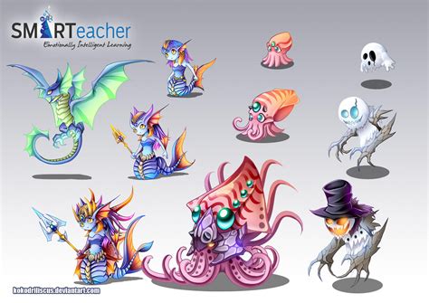 Prodigy Water Monsters by Dragolisco on DeviantArt