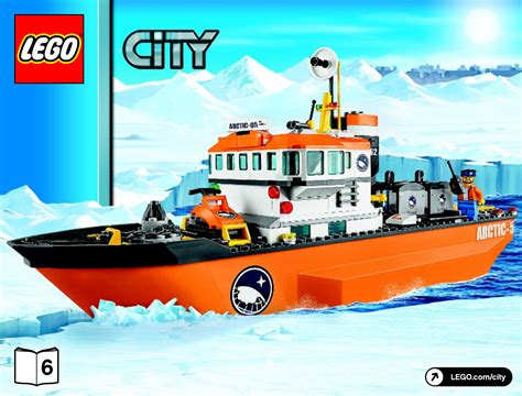 Manual Lego Arctic Icebreaker 60062 (page 1 of 76) (All languages)