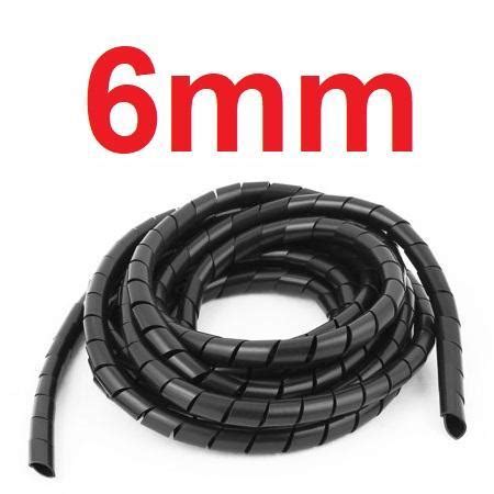 Spiral Wrapping Band 10 meters Spiral Cable Wrap Wire Organizer Tube Flame Retardant Cable ...