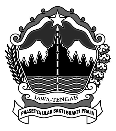 Logo Provinsi Jateng Jawa Tengah Hitam Putih HD – BAPPEDA Provinsi Jawa Tengah – https://bappeda ...