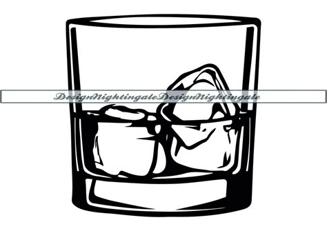 Whiskey 2 SVG, Whiskey Glass SVG, Alcohol SVG, Alcohol Clipart, Alcohol Files for Cricut ...