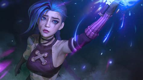 1920x1080 Arcane Jinx Fan Art 4k Laptop Full HD 1080P ,HD 4k Wallpapers,Images,Backgrounds ...