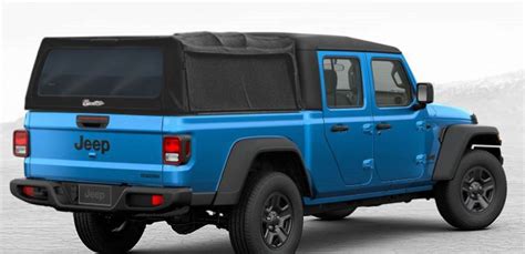 Bestop teaser concept: folding soft cover / shell / topper for Gladiator bed | Jeep Gladiator ...