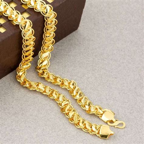 Golden Chain Necklace Men