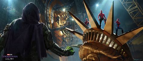 6400x9600 All Three HD Spider-Man No Way Home Concept Art 6400x9600 Resolution Wallpaper, HD ...