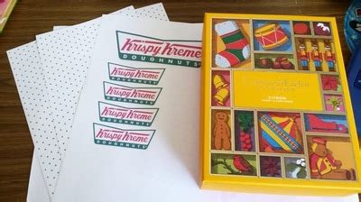 How to make a Krispy Kreme box