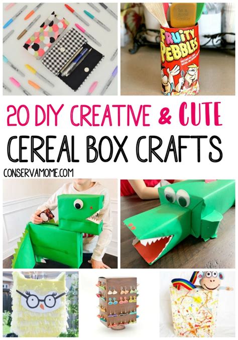 19 clever cereal box crafts – Artofit