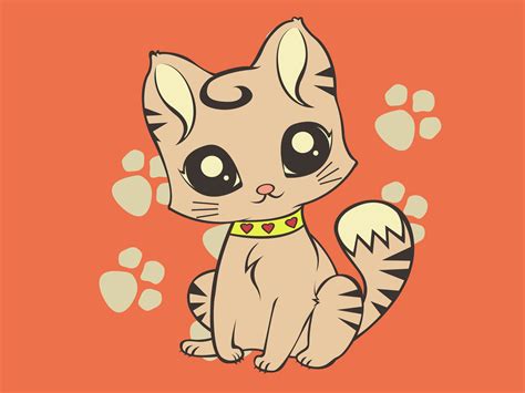 🔥 [50+] Cute Cartoon Cat Wallpapers | WallpaperSafari