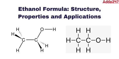 Ethanol Formula: Ethyl Alcohol Formula, Structure