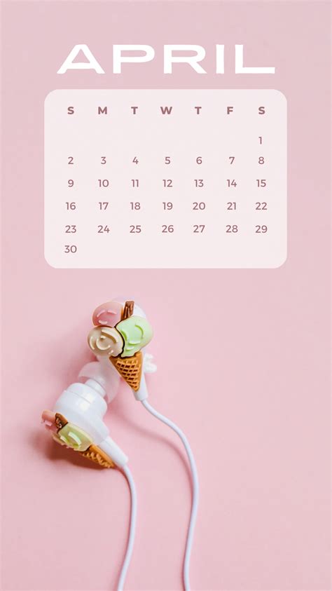 #Minimalistic #April #2023 #Calendar #Instagram #Story #Pink Pink ...