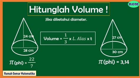 Rumus Kerucut Dan Contoh Soal - 56+ Koleksi Gambar