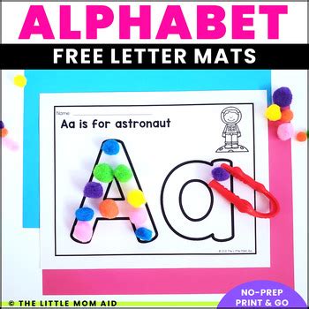 Alphabet Mats by The Little Mom Aid | TPT