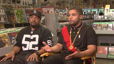 "Straight Outta Compton" star O'Shea Jackson Jr. and N.W.A's Ice Cube ...