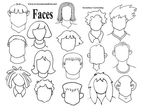 How to Draw Cartoon Faces. | Funny face drawings, Cartoon drawings, Cartoon faces