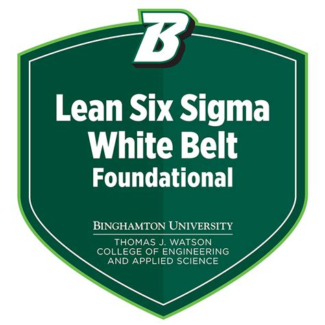 Lean Six Sigma White Belt - Credly