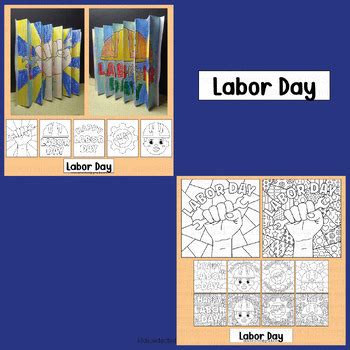 Labor Day Craft Coloring Activities Pop Art Agamograph Math Community Helpers